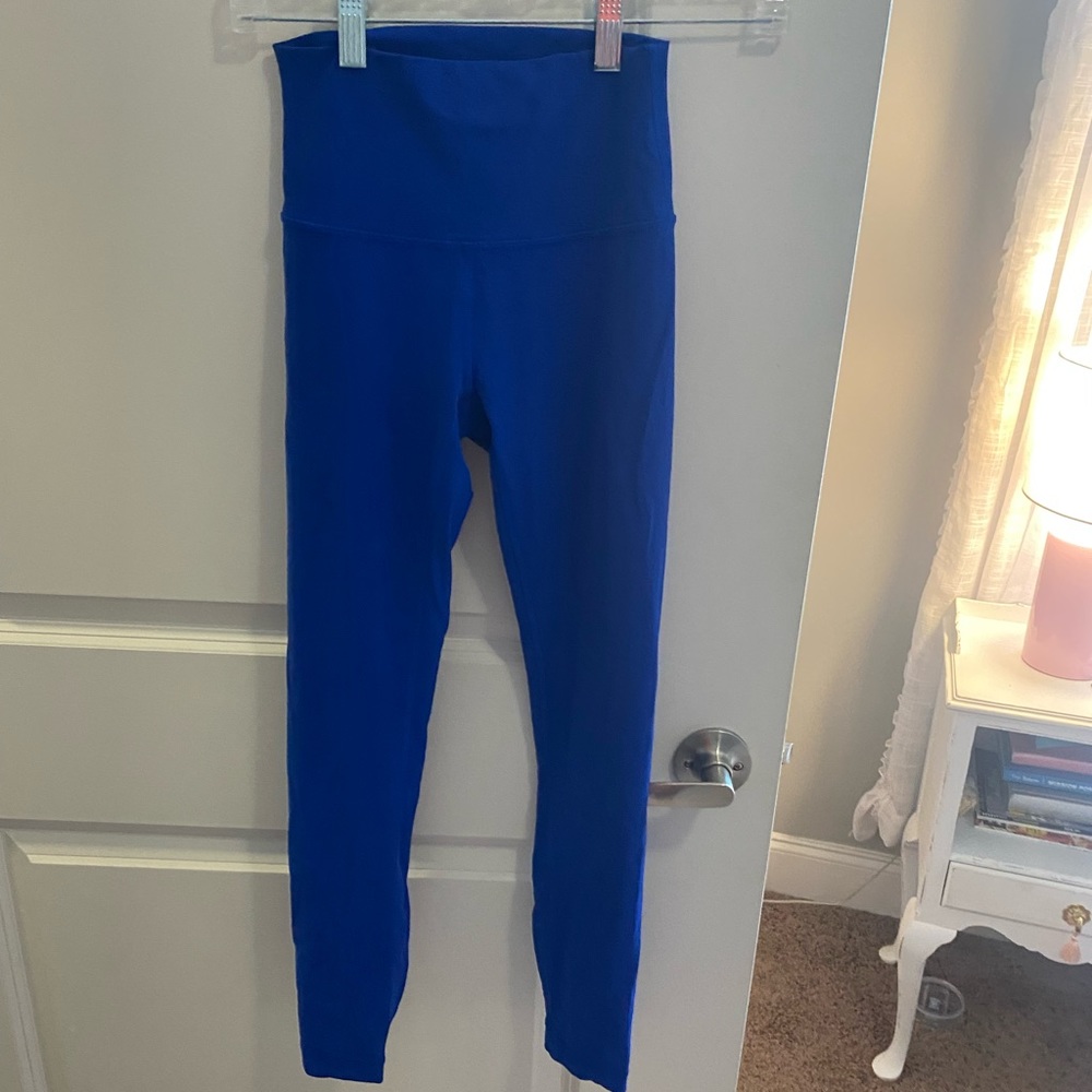 Blue lulu lemon leggings